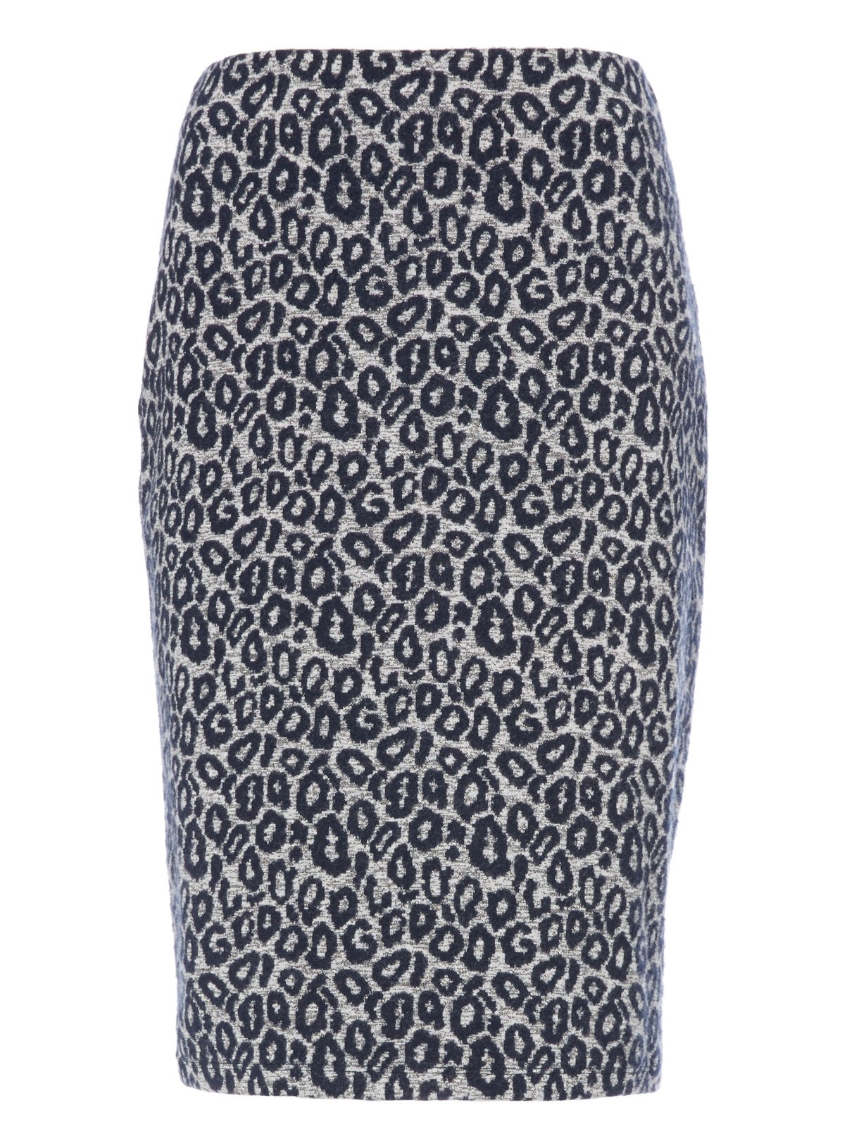 multicoloured leopard print skirt