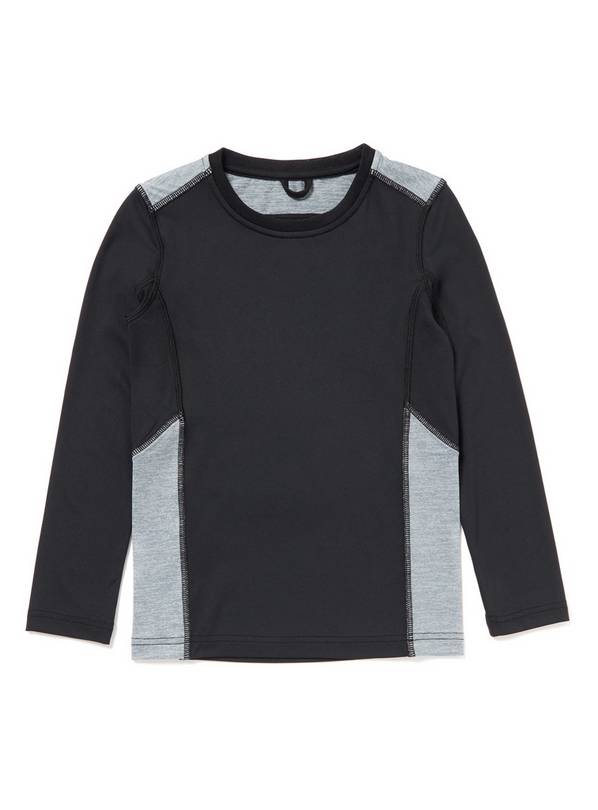 Black Active Base Layer Top - 3 years