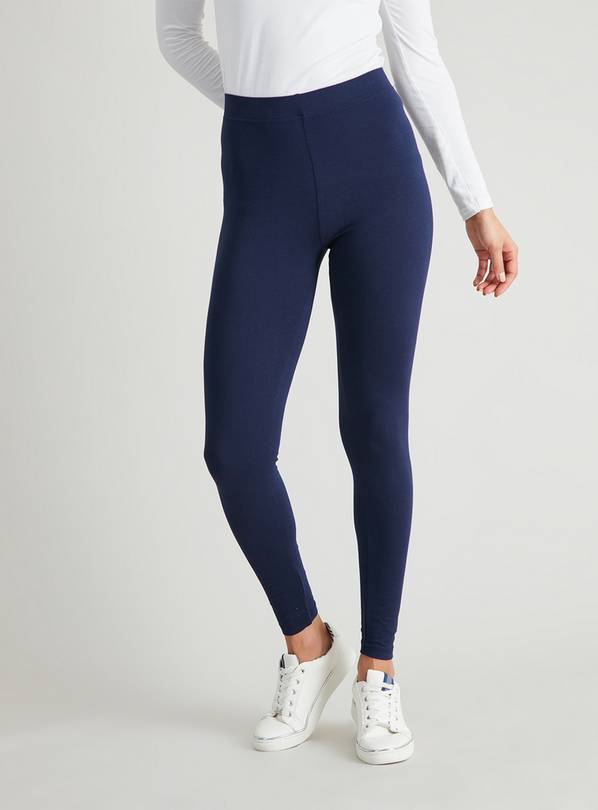 Buy Navy Luxurious Soft Touch Leggings - 20 | Trousers | Argos
