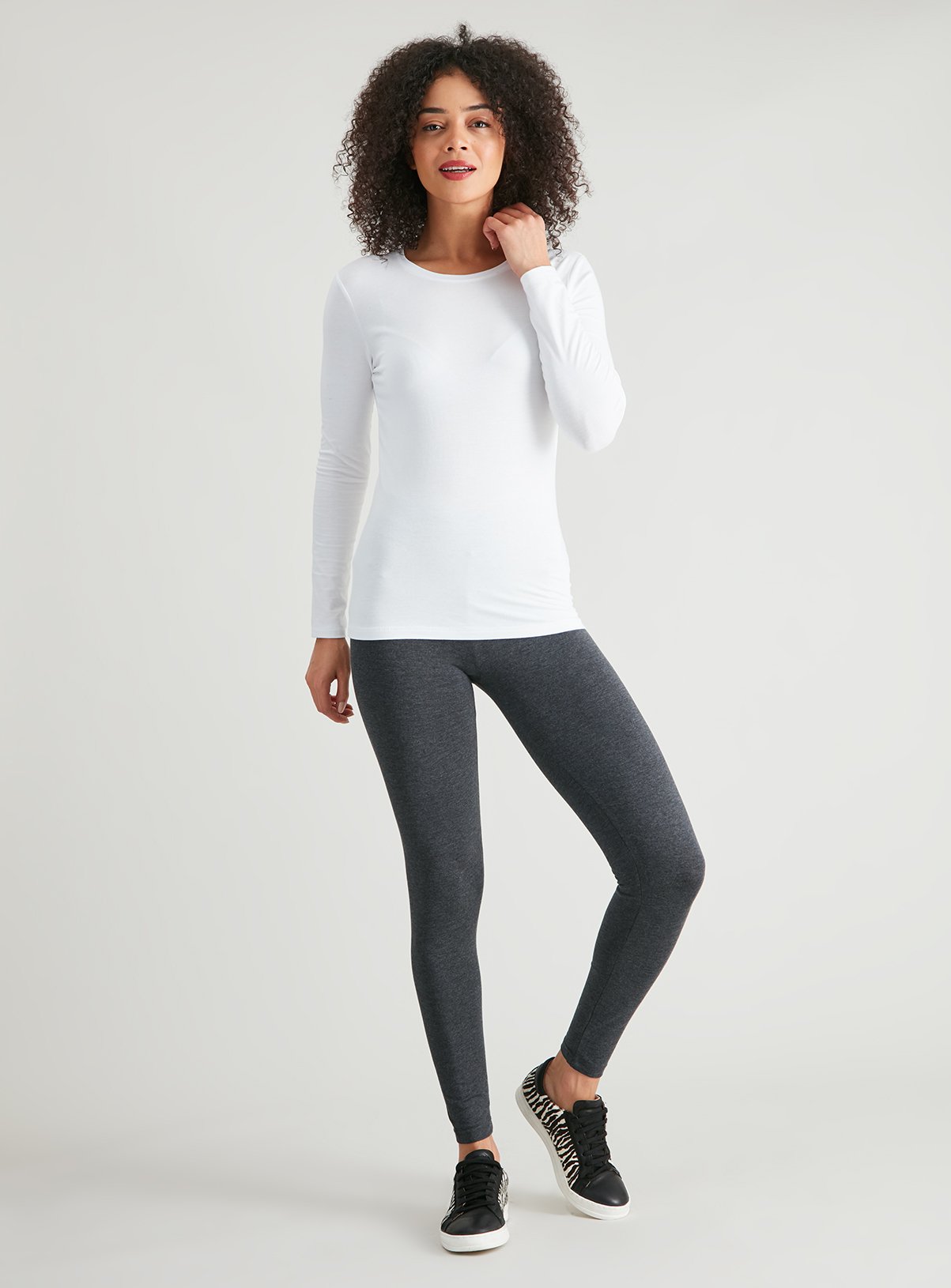 Grey Marl Luxury Soft Touch Leggings Review