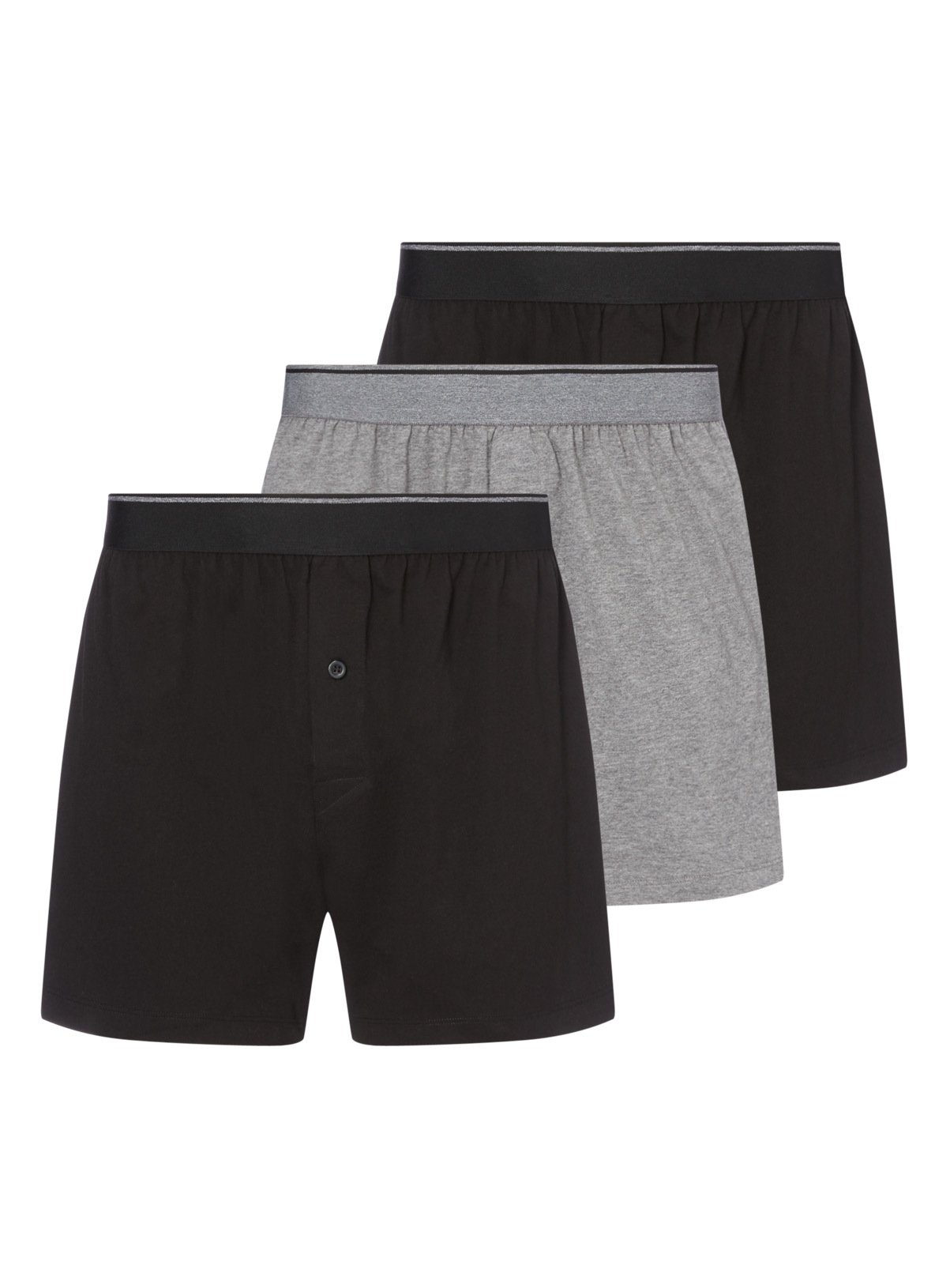 Black & Grey Jersey Boxers 3 Pack Review