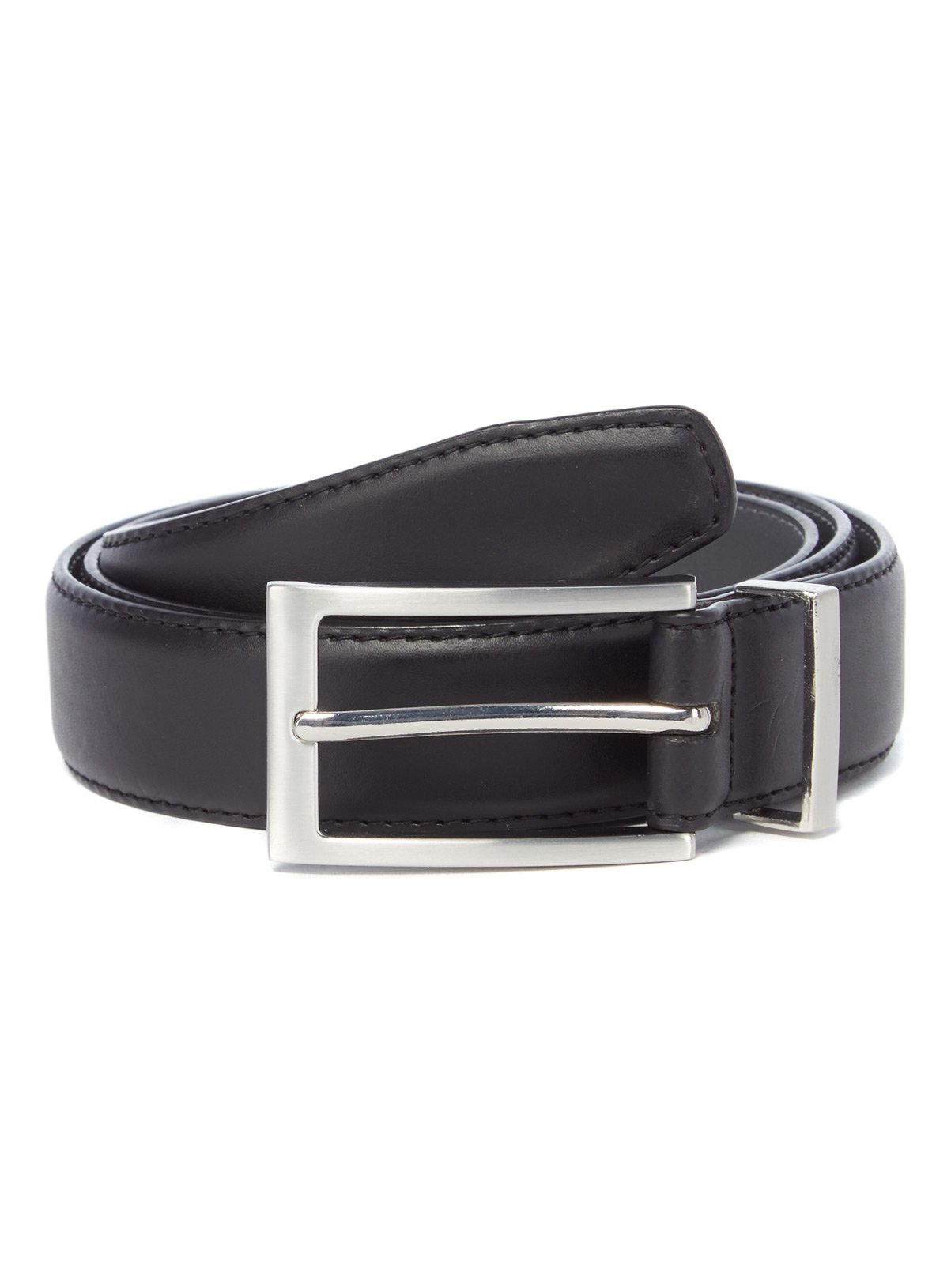 Black Faux Leather Feather Edge Belt Review