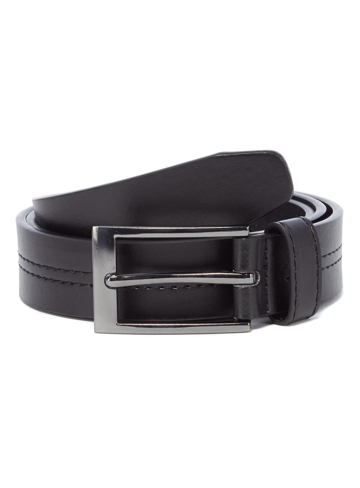 Black Faux Leather Centre Stitch Belt Review