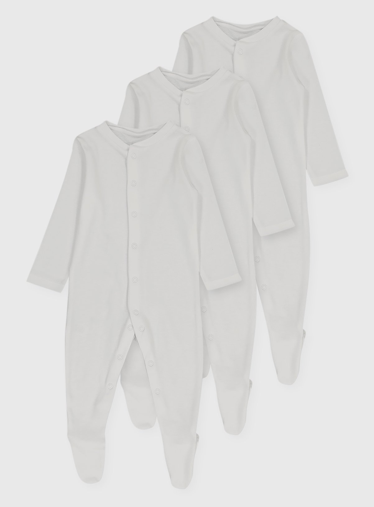 White Sleepsuit 3 Pack Review