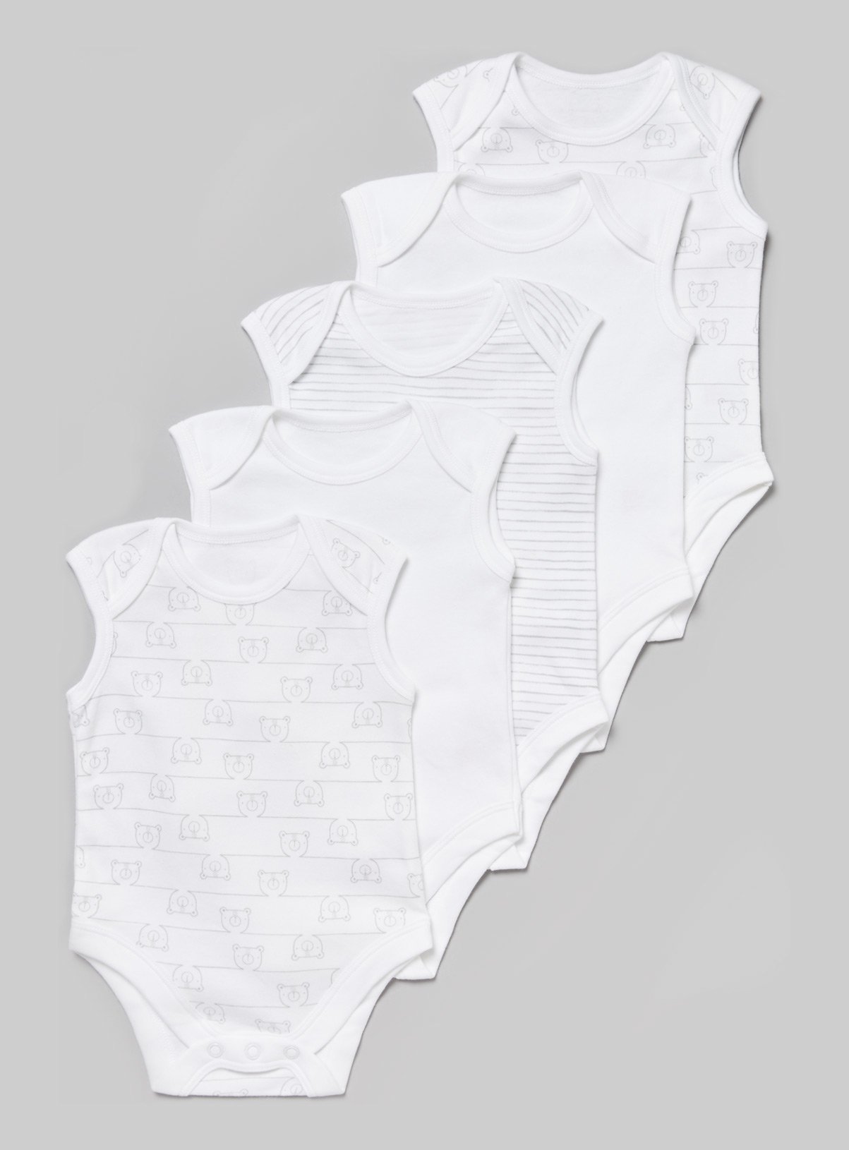 white sleeveless bodysuit