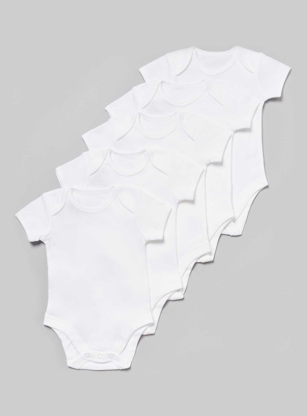 White Bodysuits 5 Pack Review