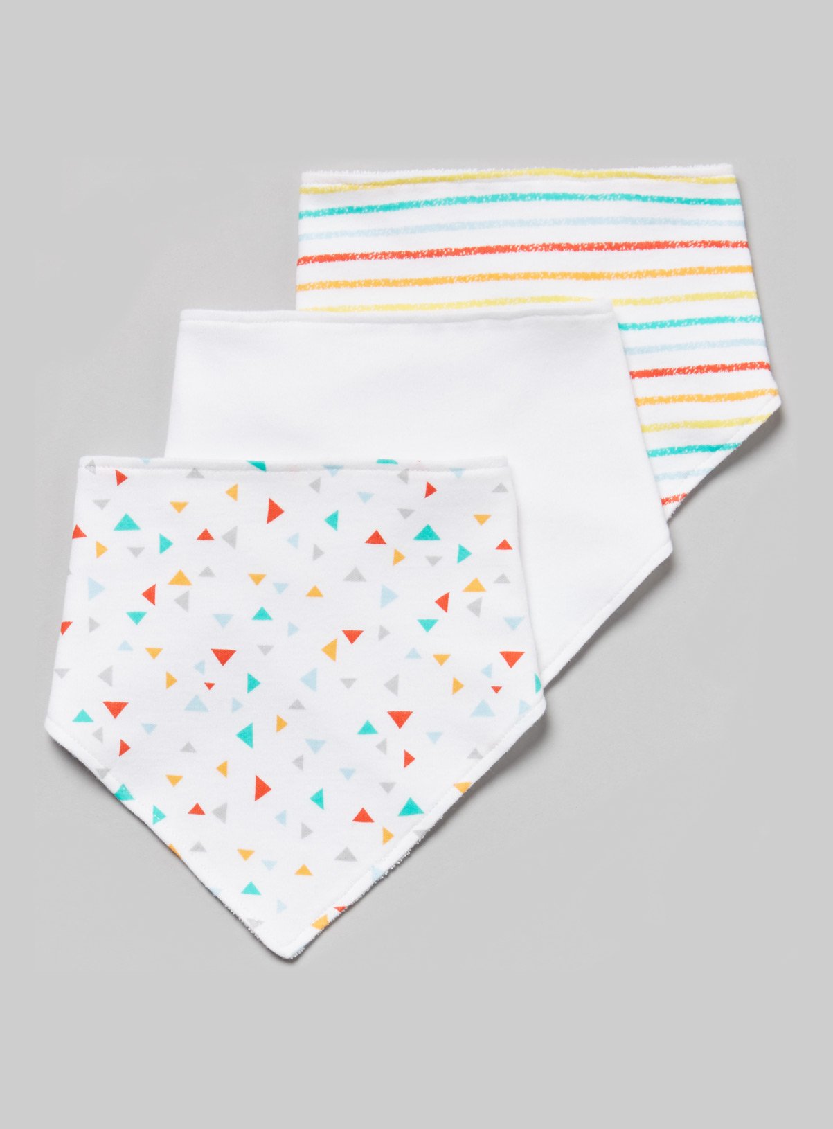 Geo Print & Stripe Hanky Bibs 3 Pack Review