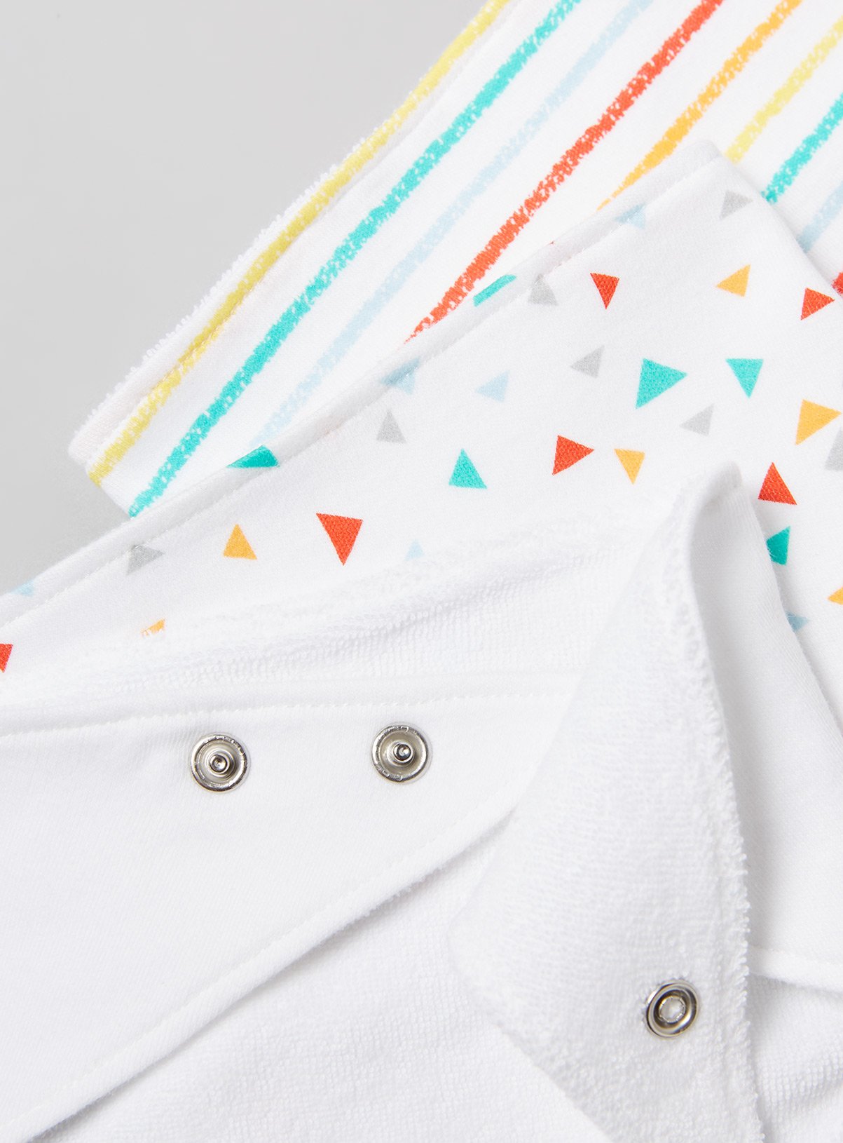 Geo Print & Stripe Hanky Bibs 3 Pack Review