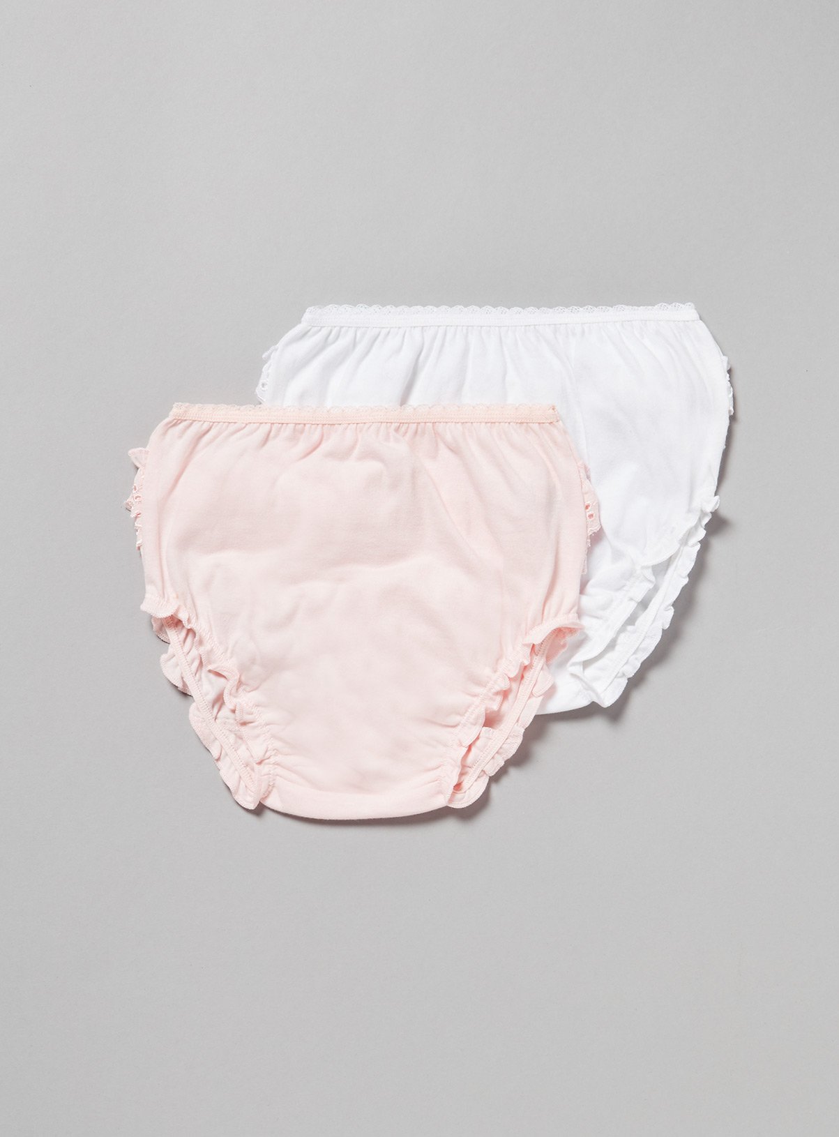 White & Pink Frilly Briefs 2 Pack Review