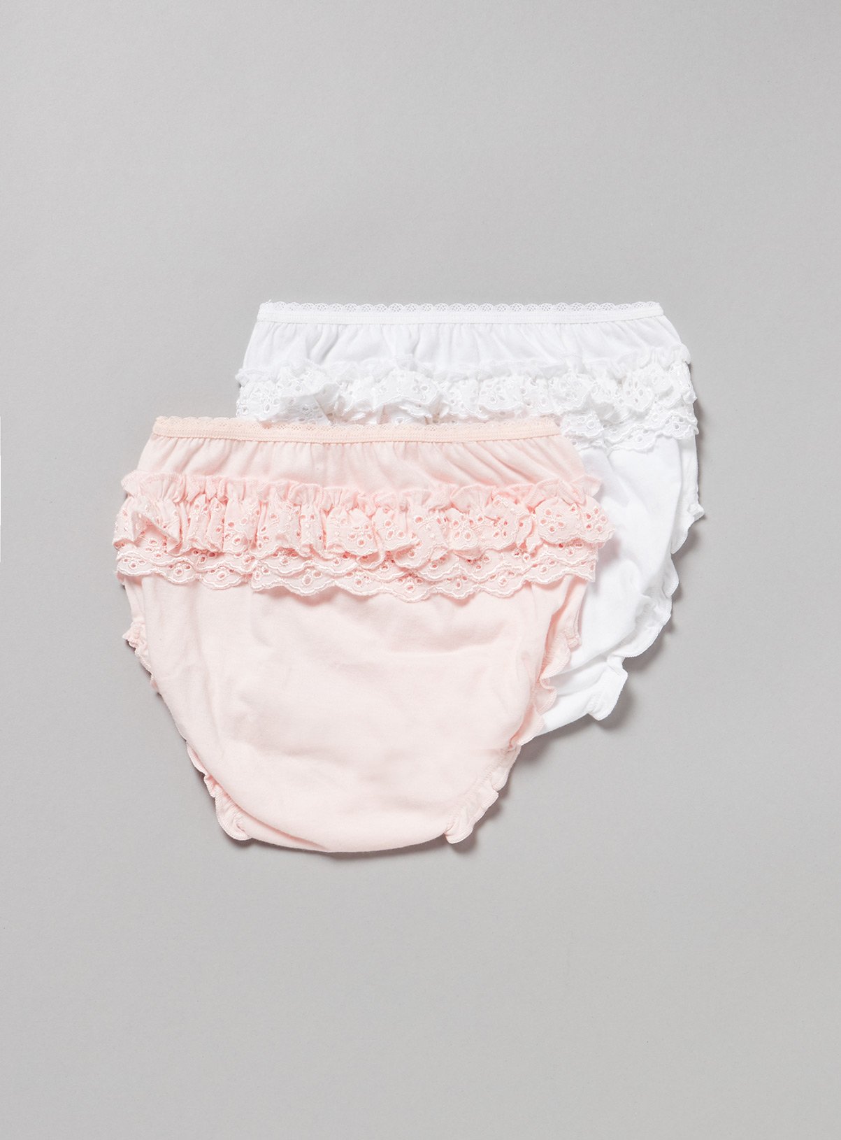 White & Pink Frilly Briefs 2 Pack Review