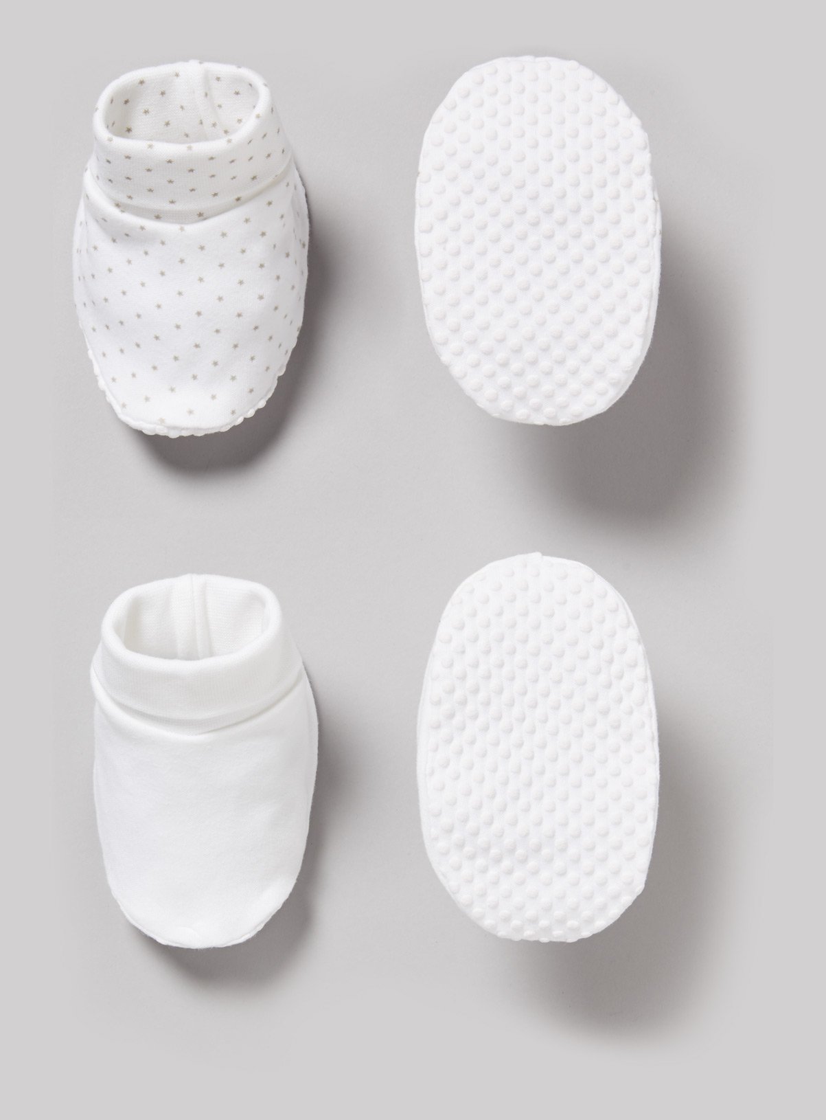 White Printed Booties 2 Pack Review