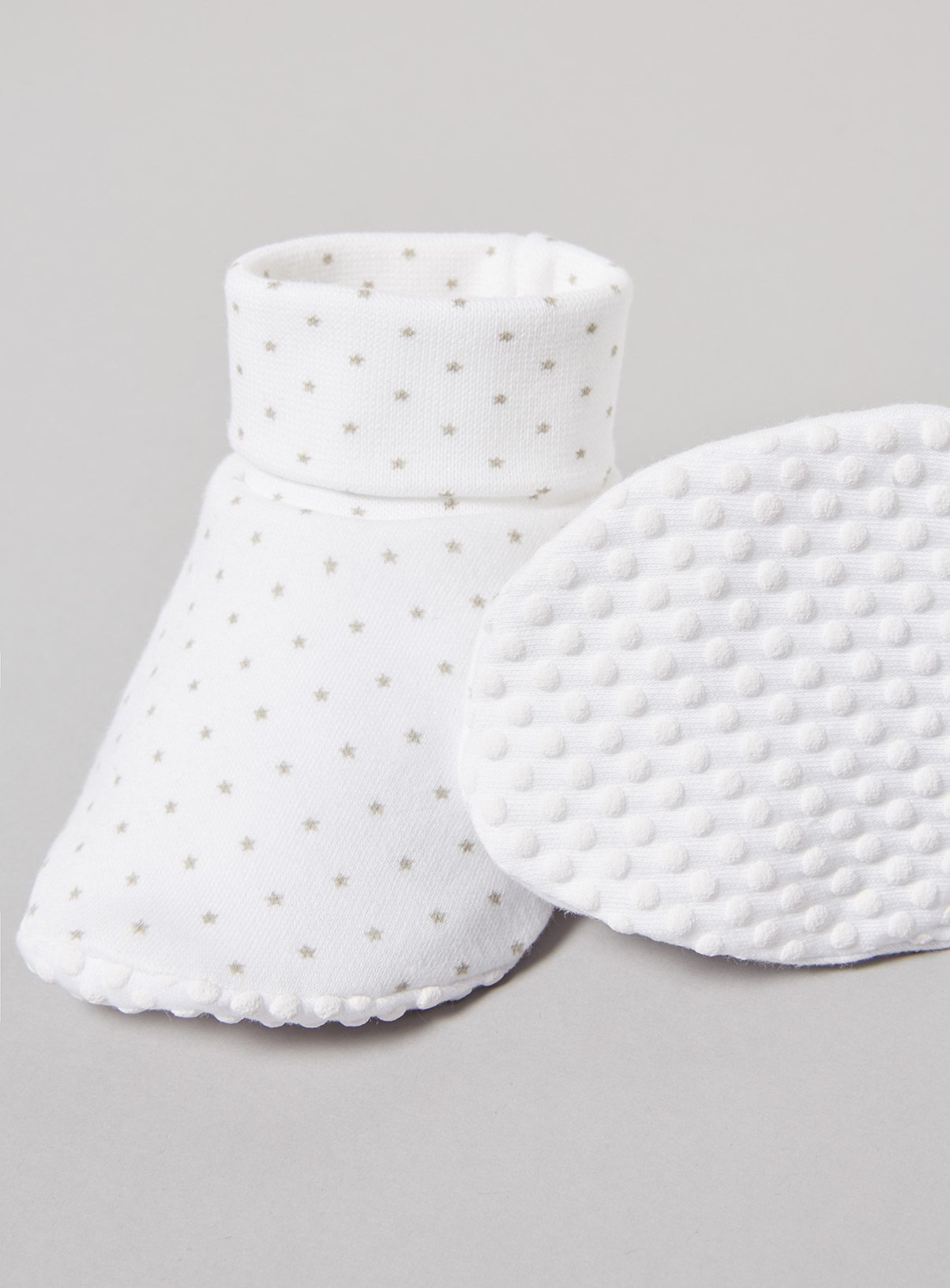 White Printed Booties 2 Pack Review