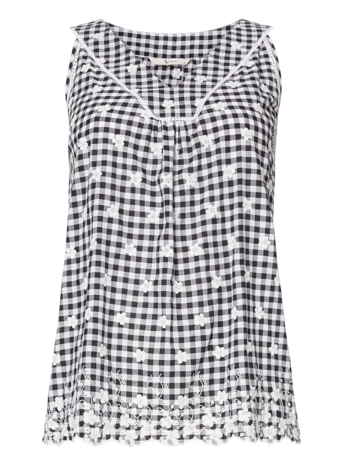 Gingham Sleeveless Top Review