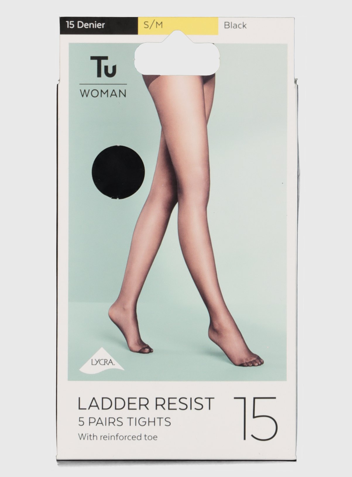 Black Ladder Resist 15 Denier Tights 5 Pack Review