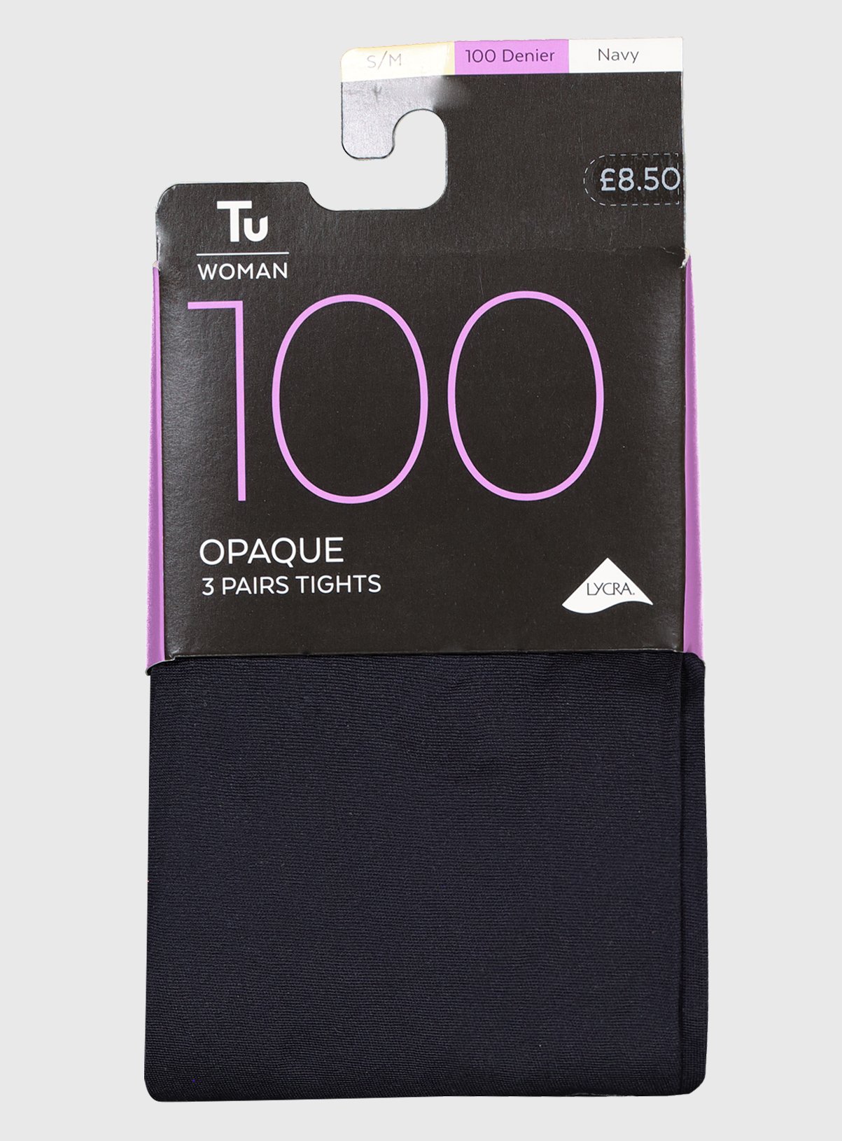 Navy 100 Denier Opaque Tights 3 Pack Review