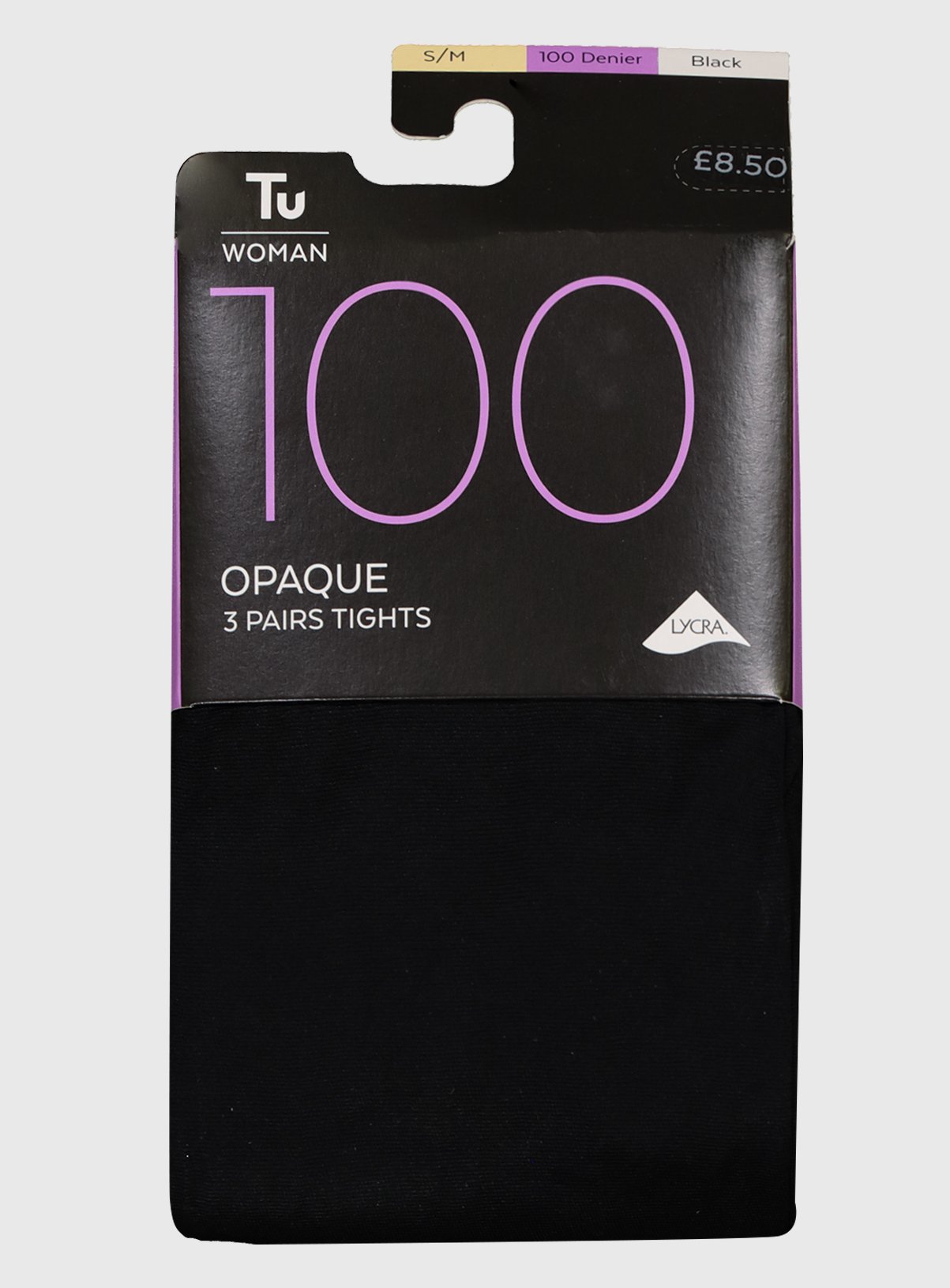 Black 100 Denier Opaque Tights 3 Pack Review