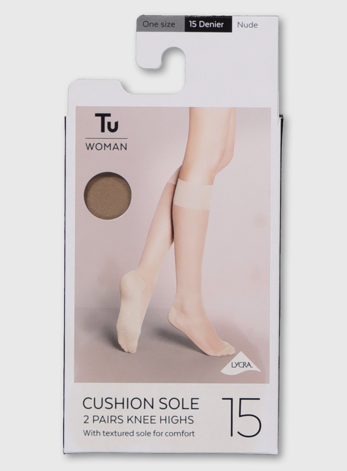 Nude Cushion Sole Knee Highs 2 Pack Review