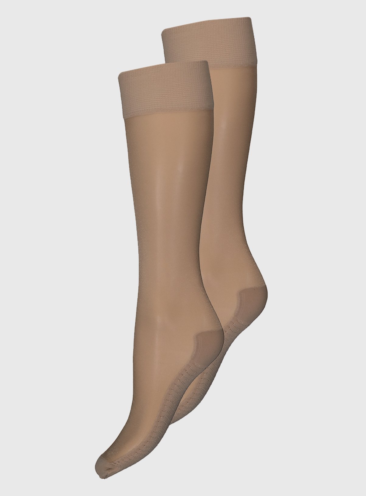 Nude Cushion Sole Knee Highs 2 Pack Review