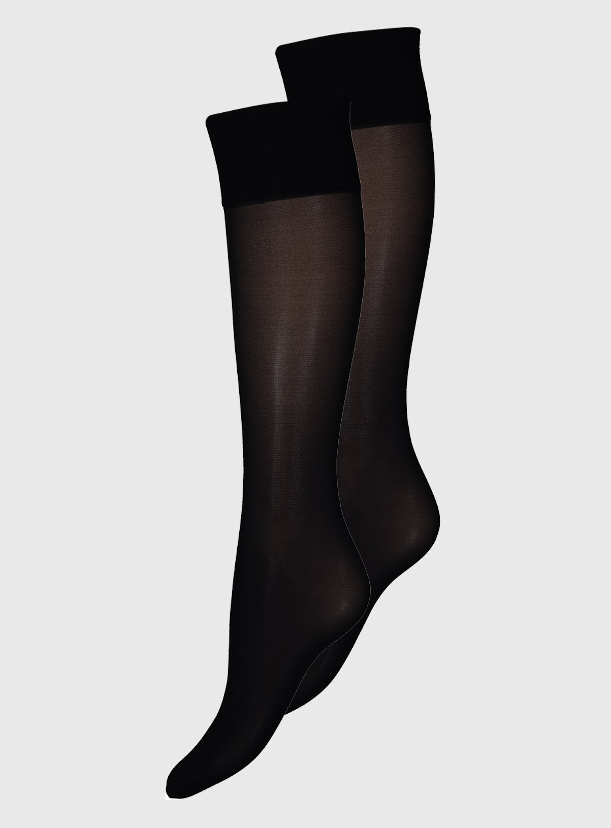 Black Light Support 15 Denier Knee Highs 2 Pack Review