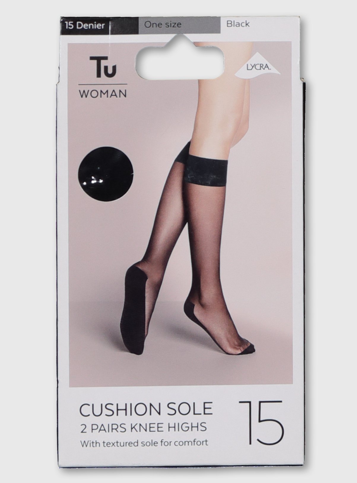 Black Cushioned Sole Knee Highs 2 Pack Review