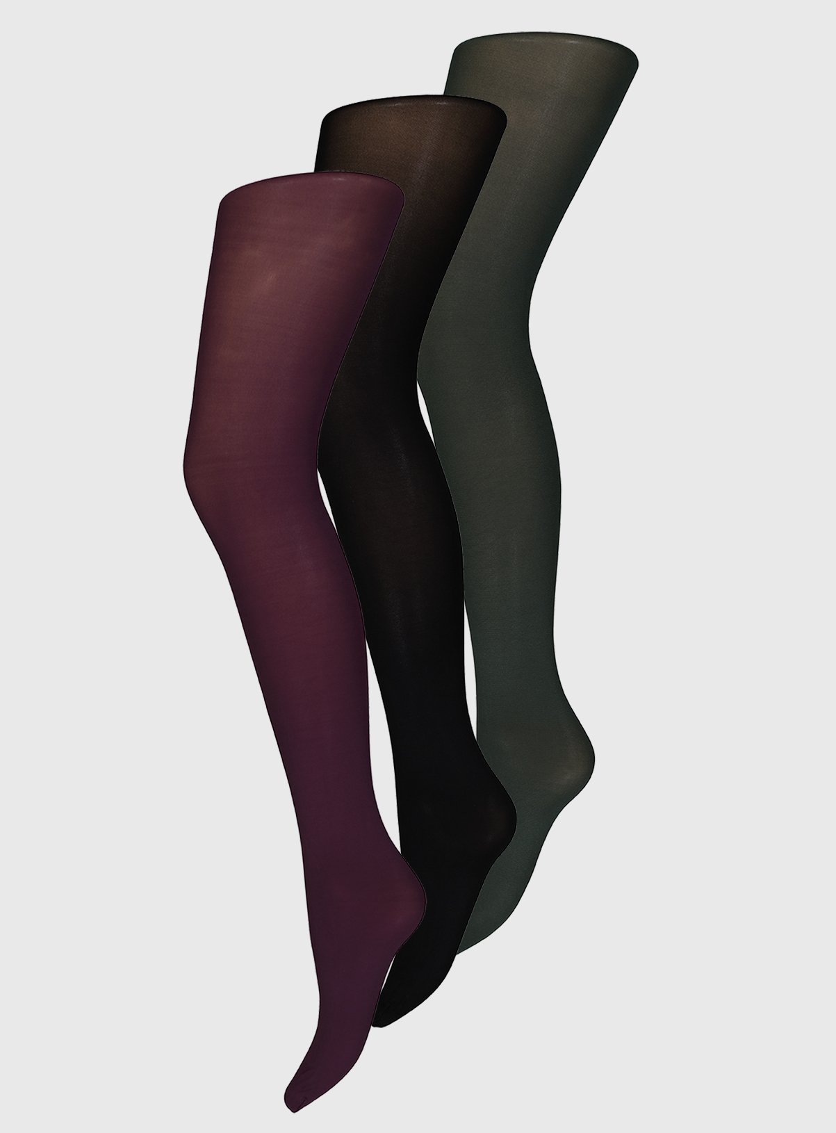 Multicoloured 60 Denier Opaque Tights 3 Pack Review