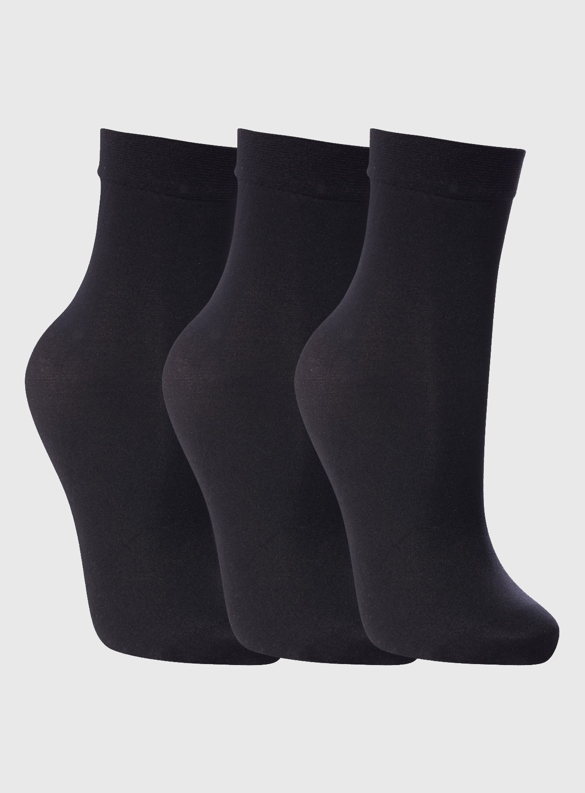 Black Opaque Ankle Highs 3 Pack Review