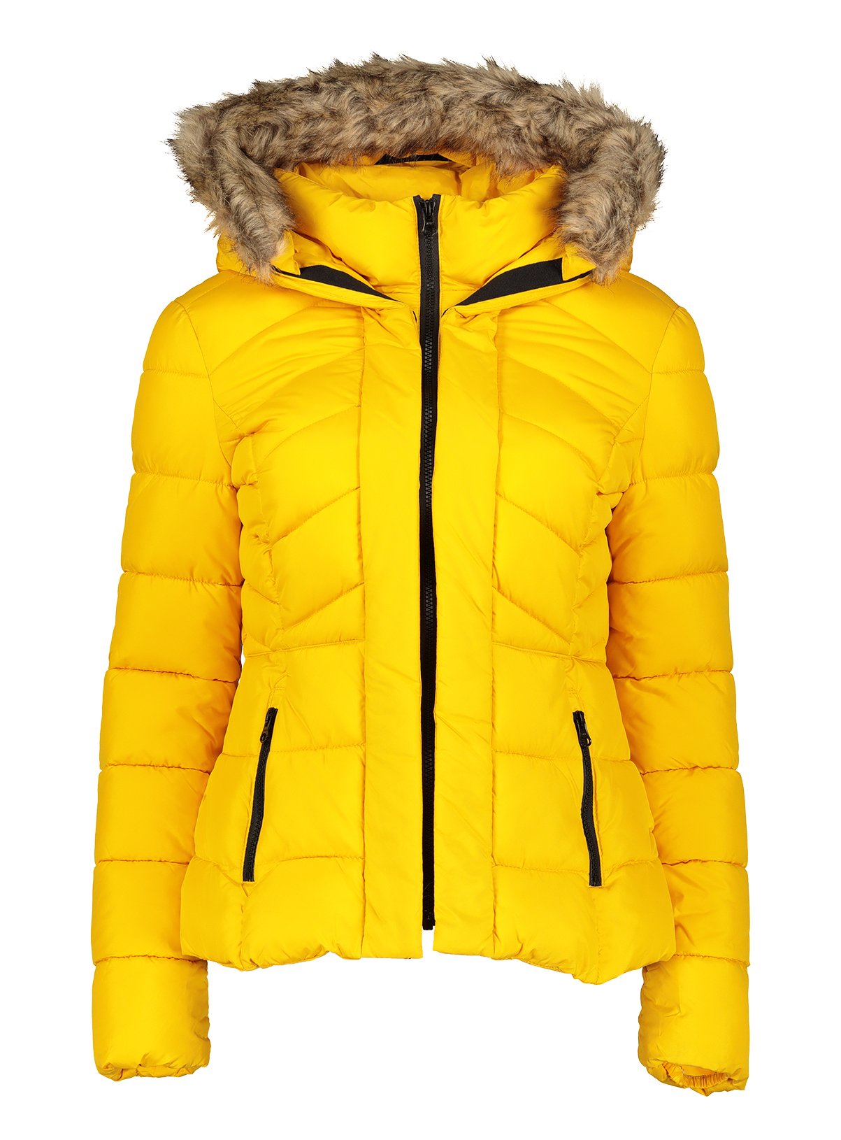 Yellow Sporty Padded Coat Review