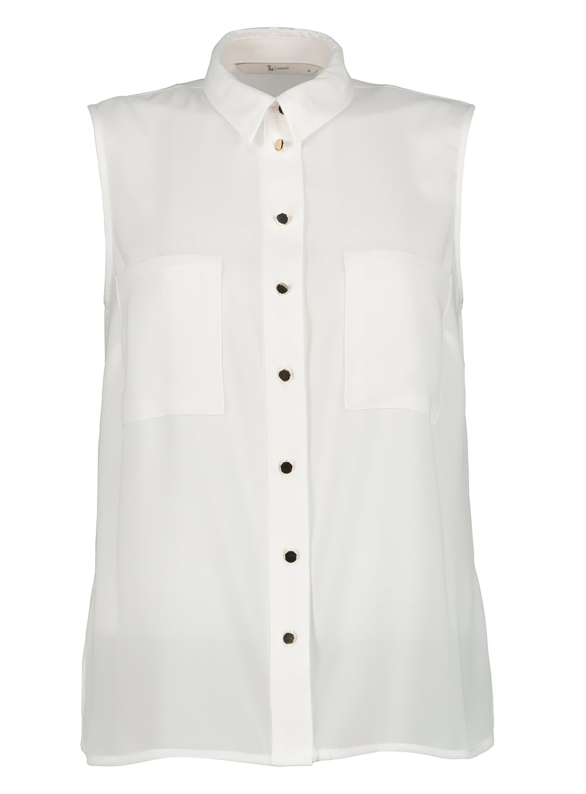 White Sleeveless Blouse Review