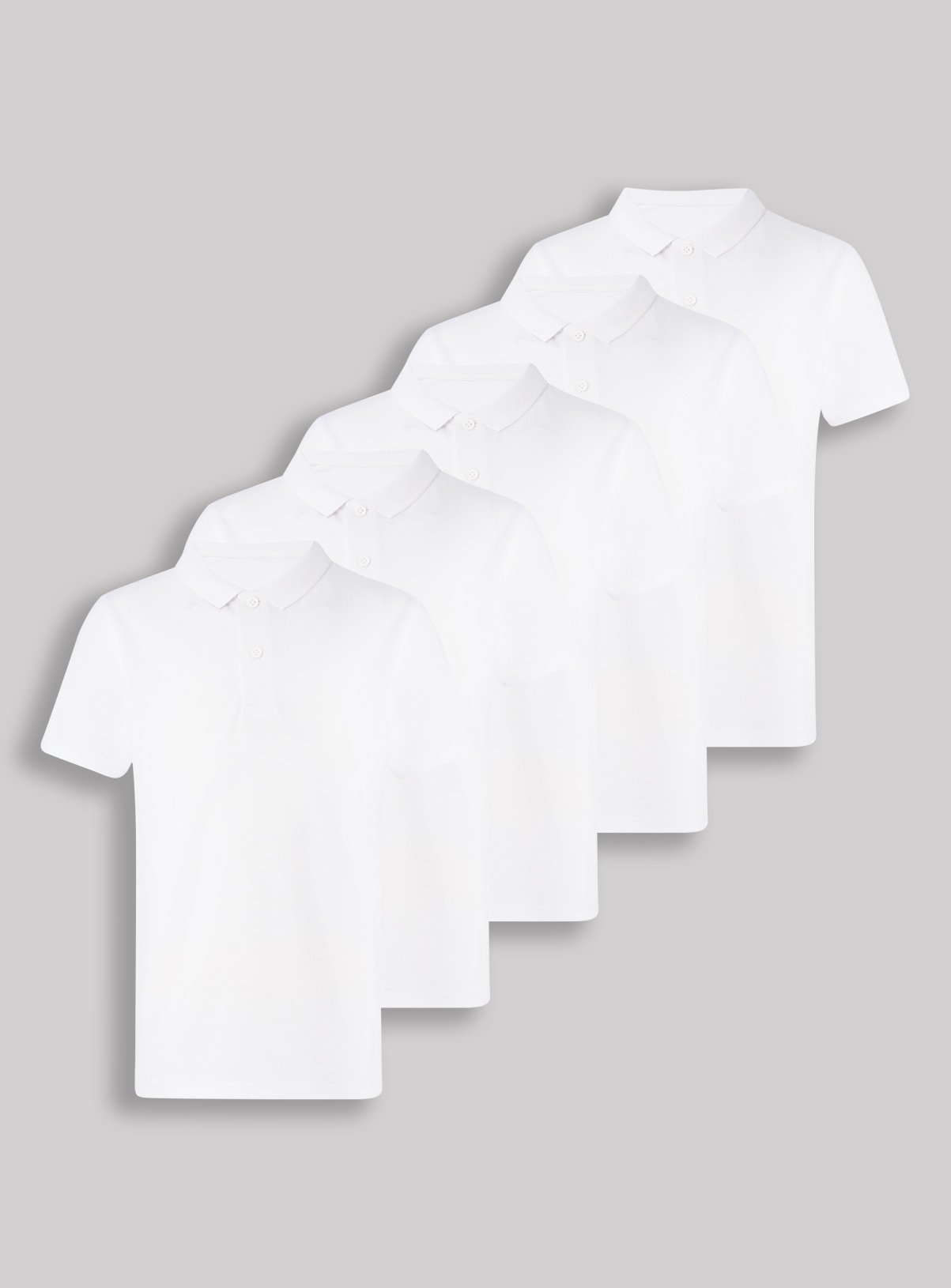 5 Pack White Polo Shirts Review