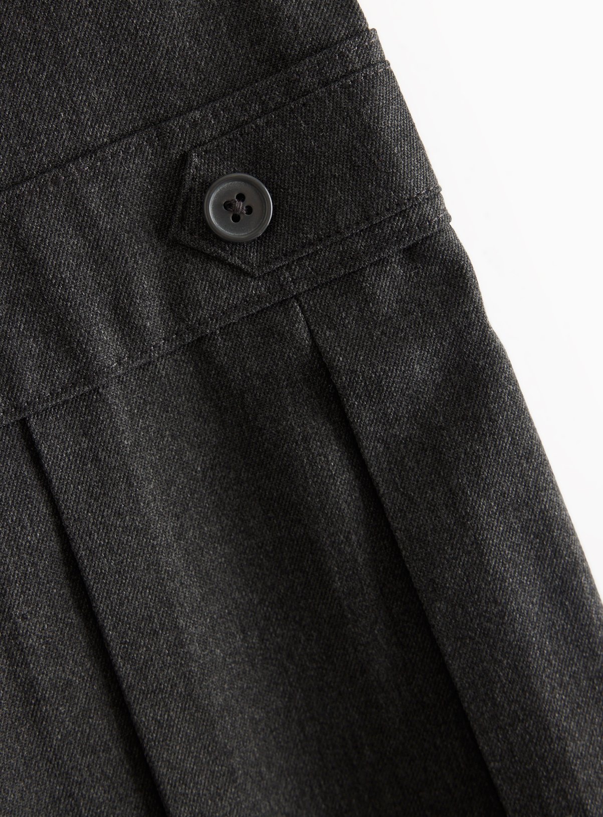 Grey Woven V Neck Half Zip Pinafore 7 years - Image 3 thumbnail