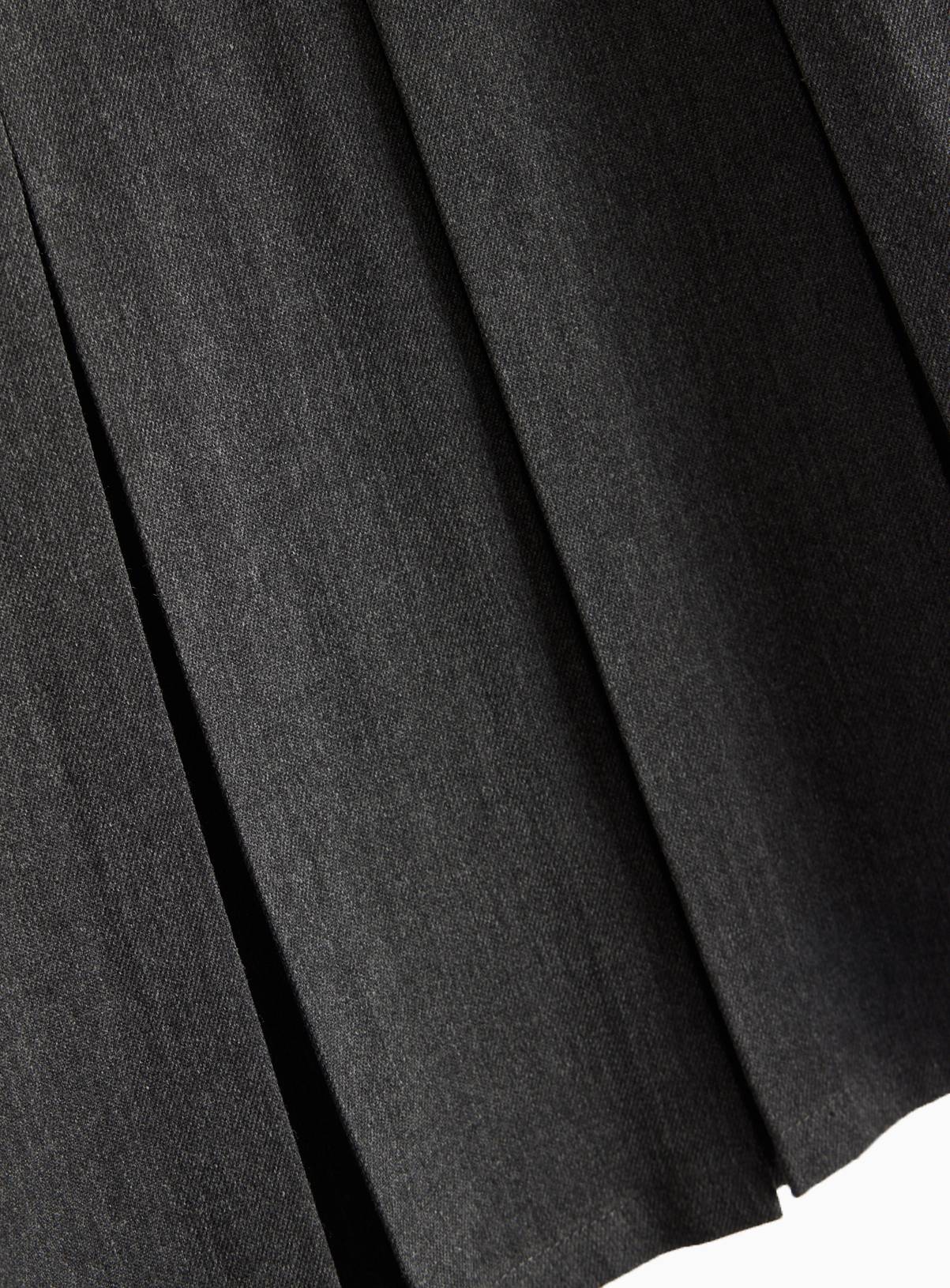 Grey Woven V Neck Half Zip Pinafore 7 years - Image 4