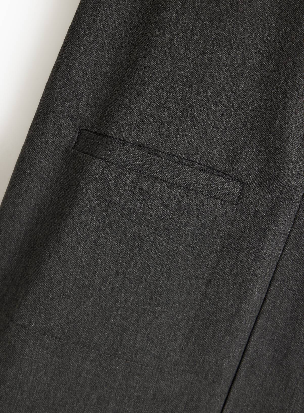 Grey Zip Front Pinafore Dress 12 years - Image 2