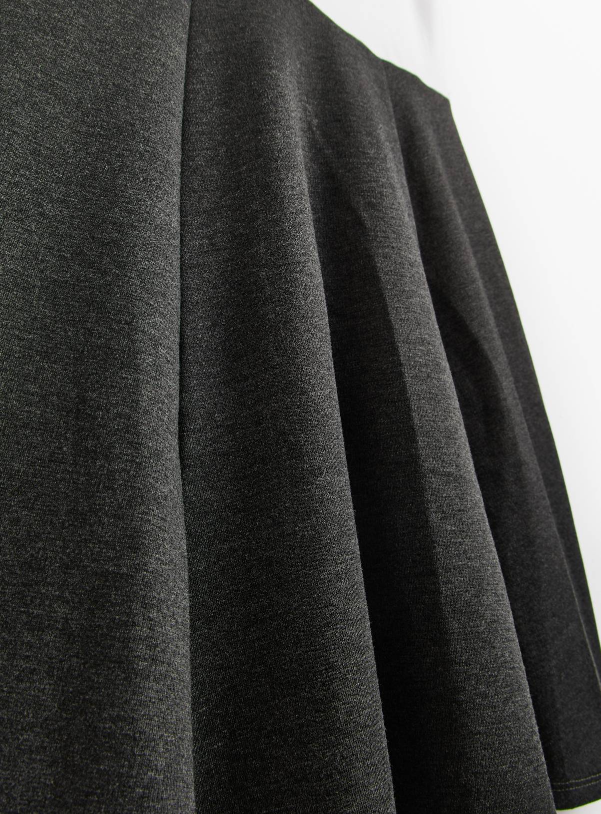 Grey and White Cotton Short Sleeve Twofer Dress 8 years - Image 3