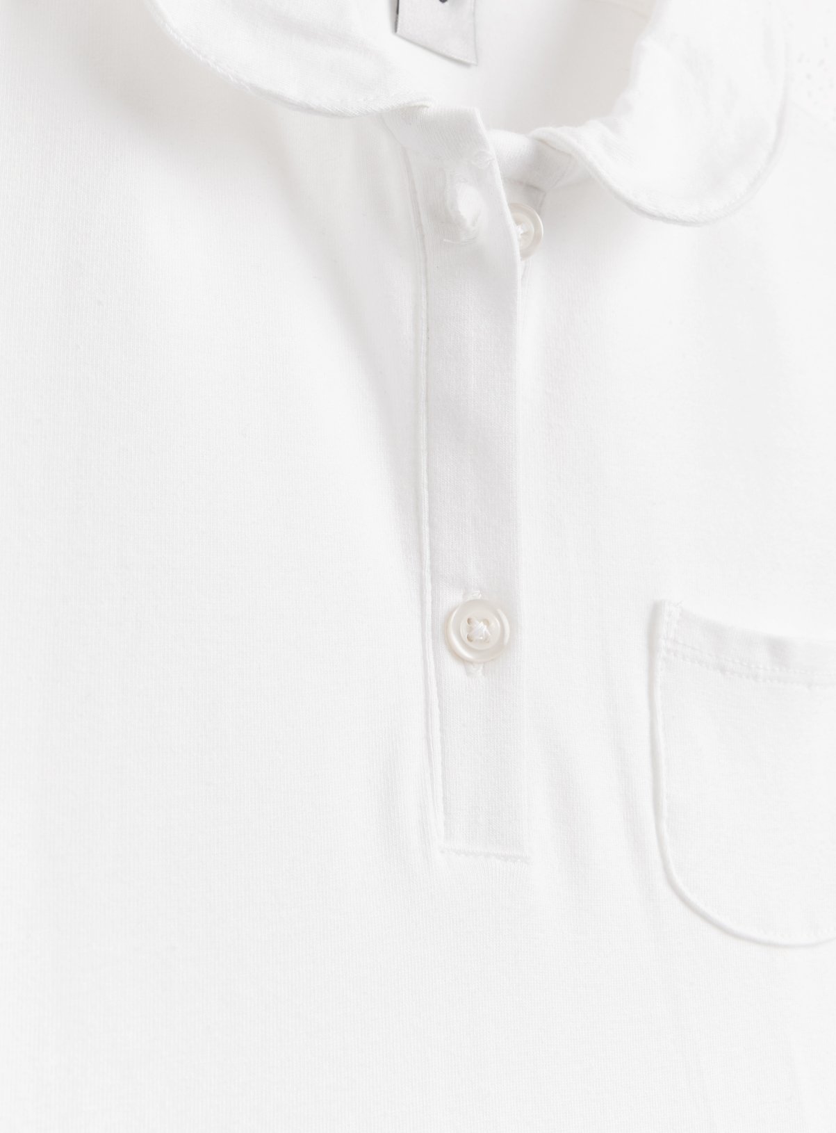 Grey and White Cotton Short Sleeve Twofer Dress 8 years - Image 4 thumbnail