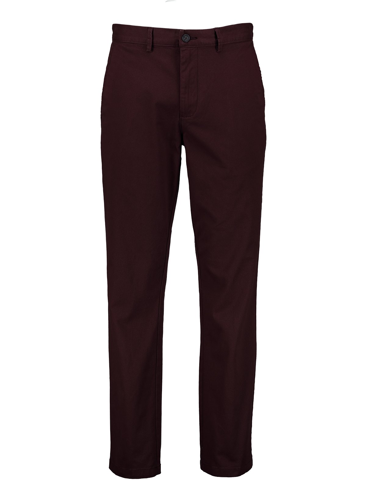 Burgundy Straight Leg Chinos With Stretch Review