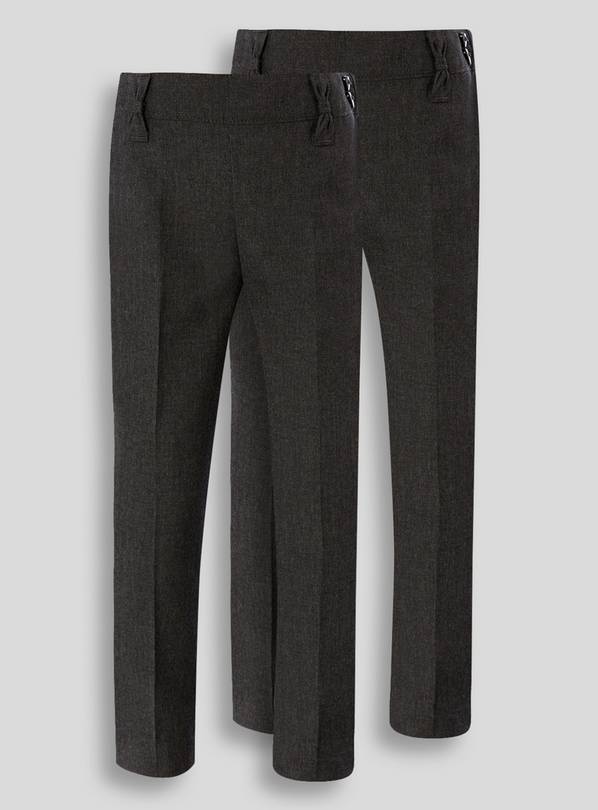 Skinny fit sale grey school trousers