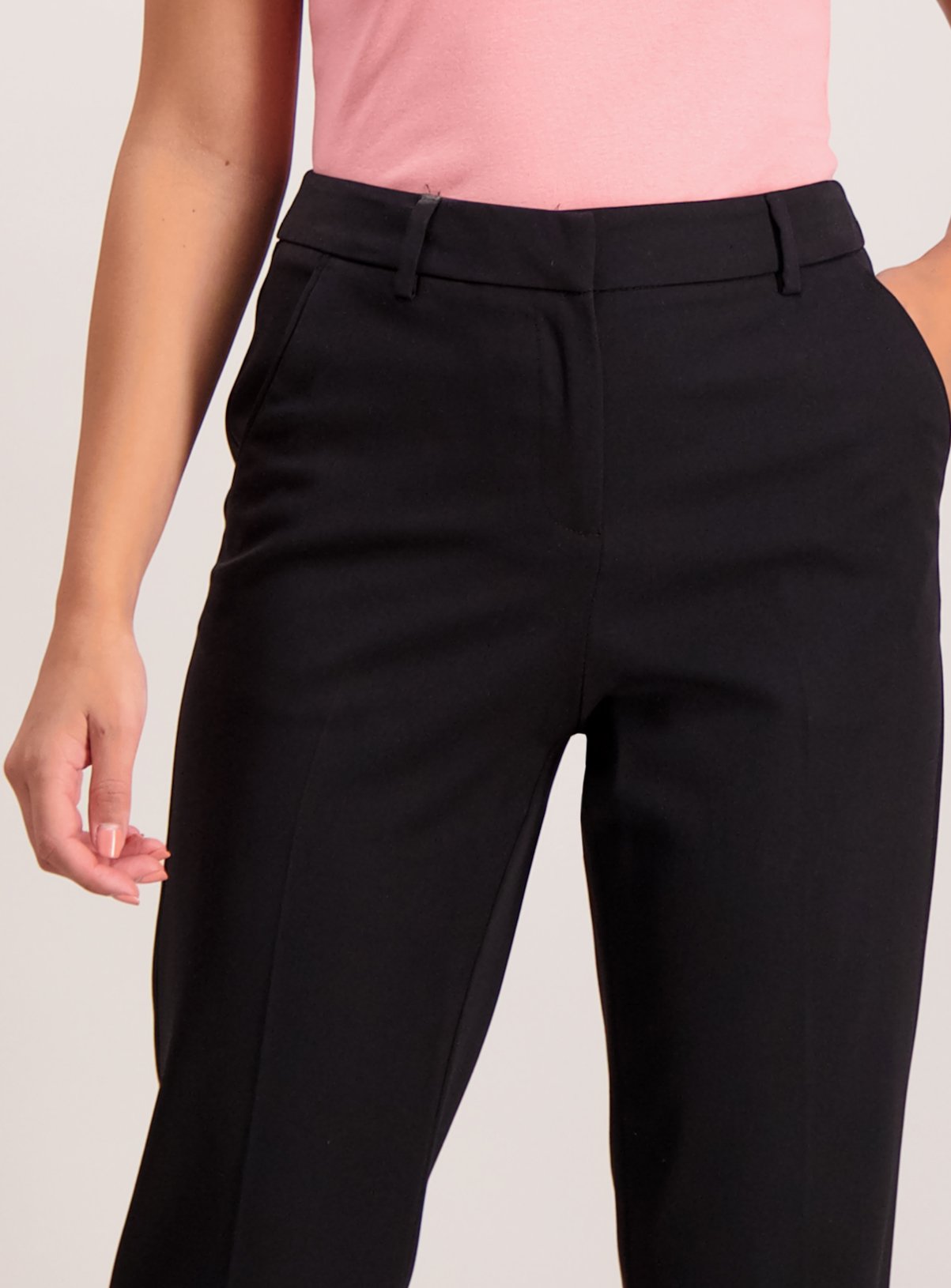 Black Slim Leg Stretch Trousers - 12L - Image 3 thumbnail