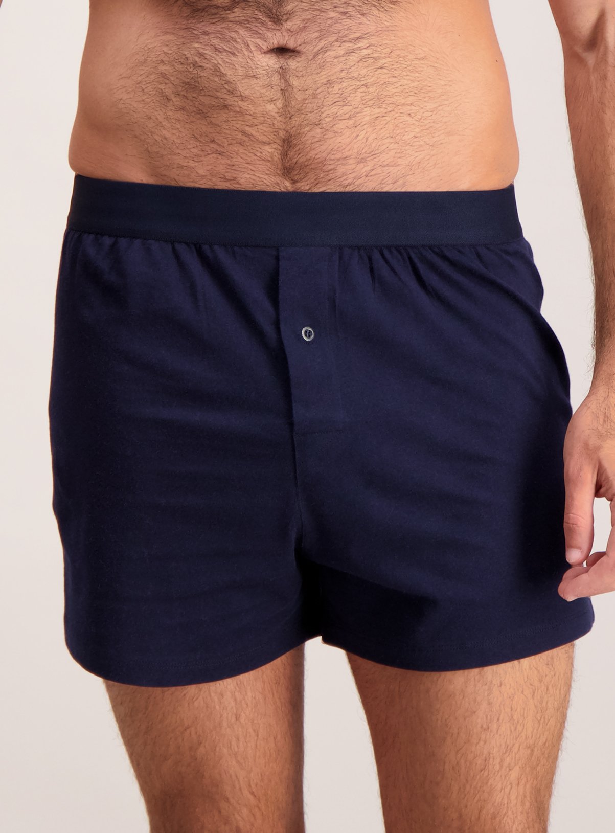 Navy Blue Cotton Jersey Boxers 3 Pack Review