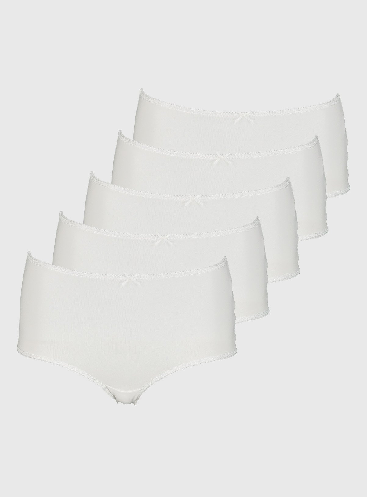 White Comfort Lace Brazilian Knicker 5 Pack Review