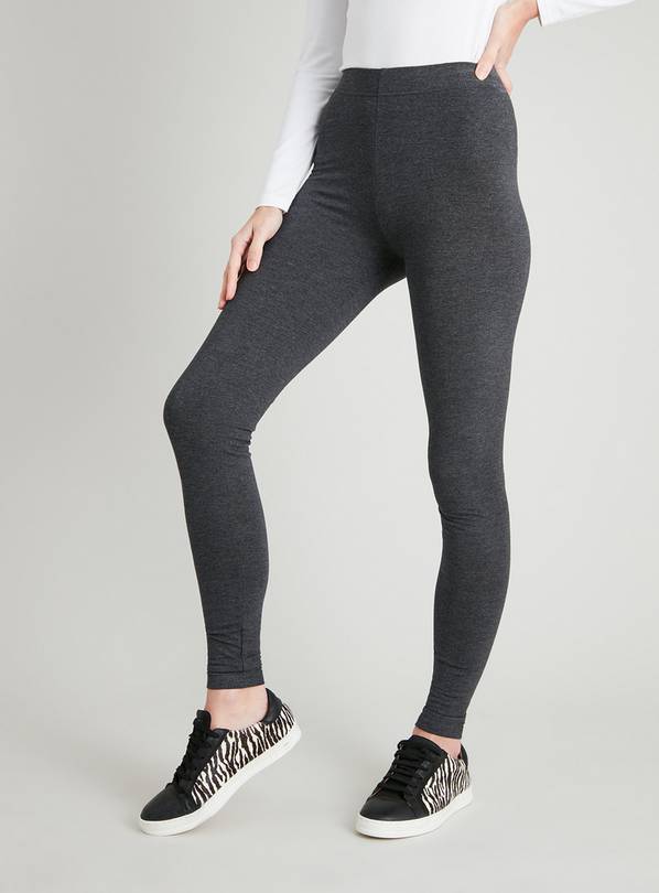 Grey Marl Soft Touch Leggings - 24S