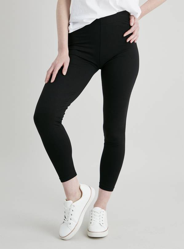 Buy PETITE Black Luxury Soft Touch Leggings 20, Trousers