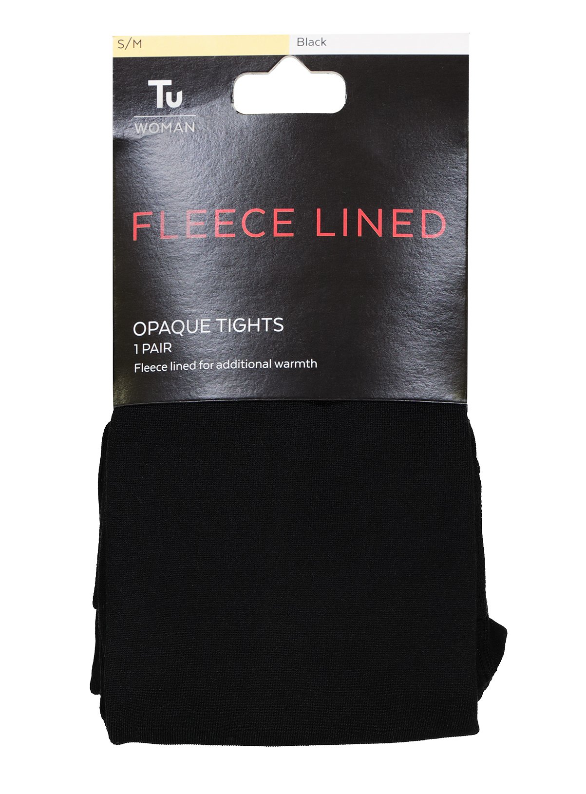 Black Fleece Lined Opaque Tights Review