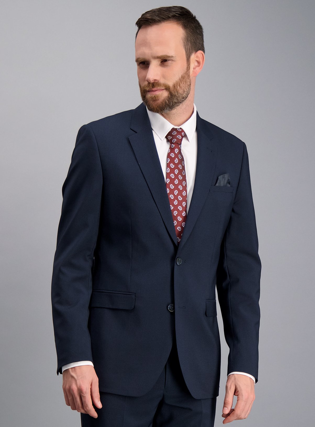 Navy Blue Micro Dogtooth Check Slim Fit Jacket Review