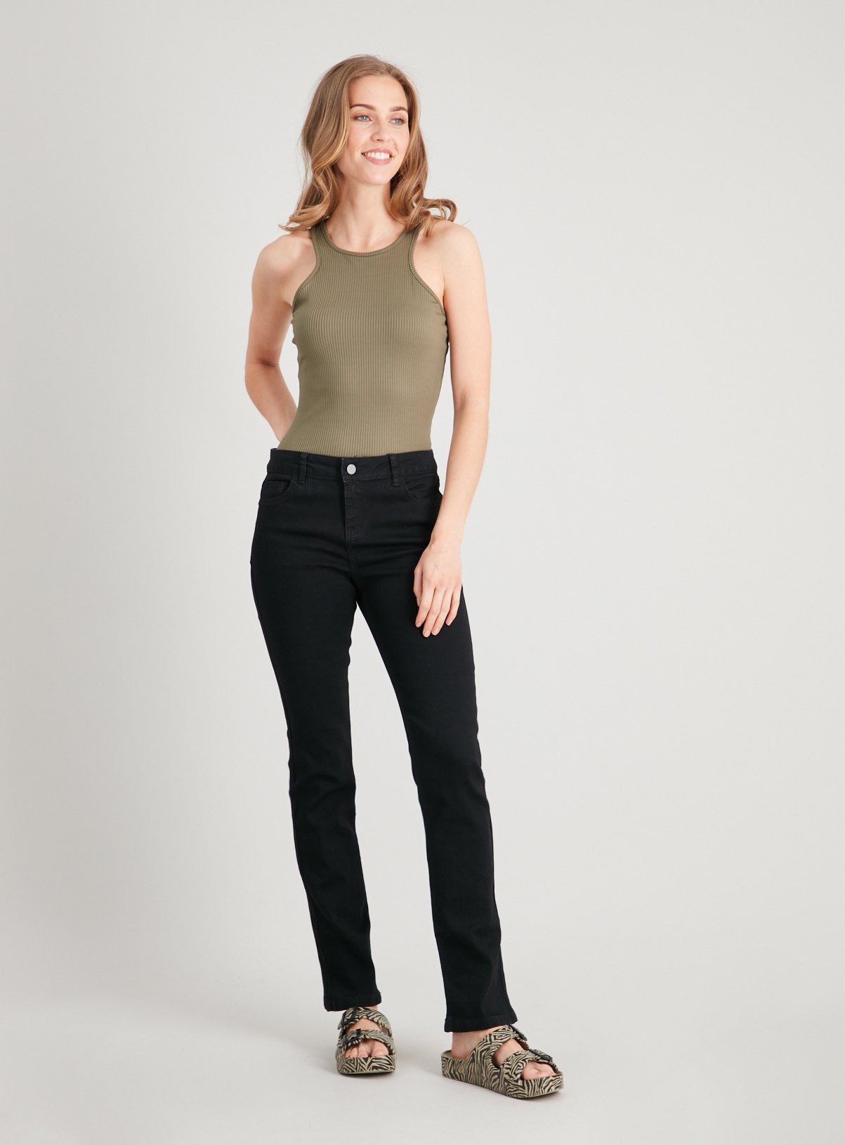 Black Straight Leg Jeans Review