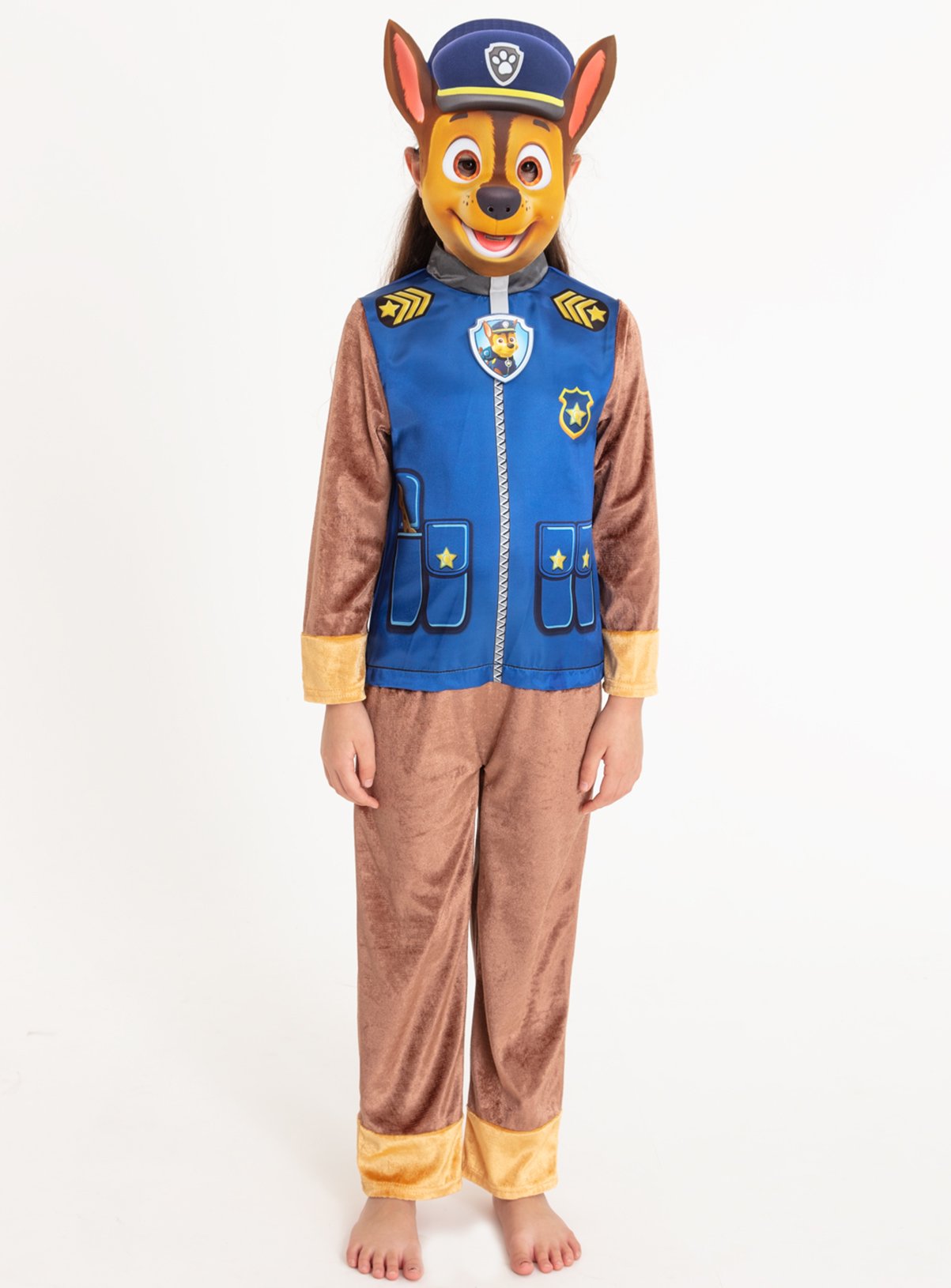 Kids Paw Patrol Chase Blue Fancy Dress 
