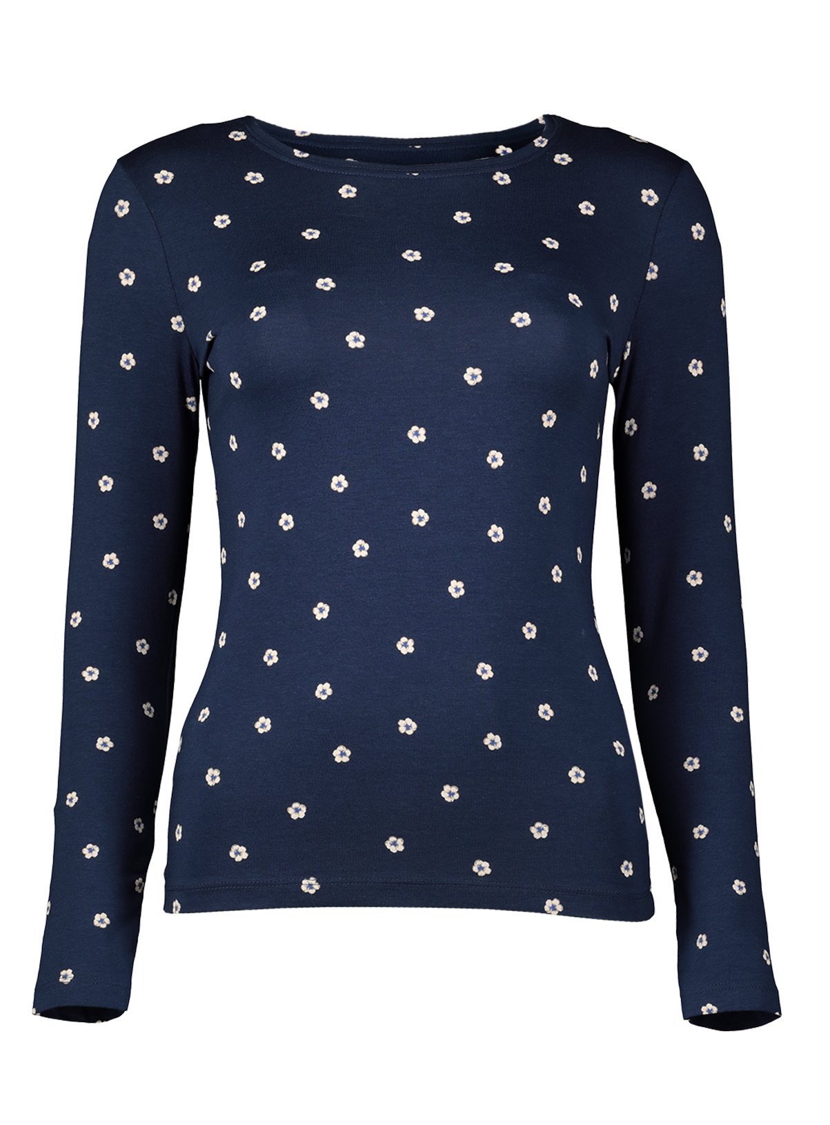 PETITE Navy Daisy Print Long Sleeve T-Shirt Review