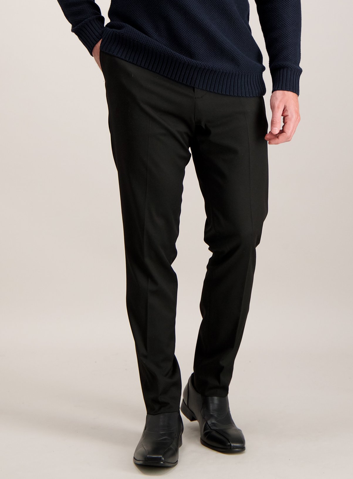 skinny fit stretch trousers