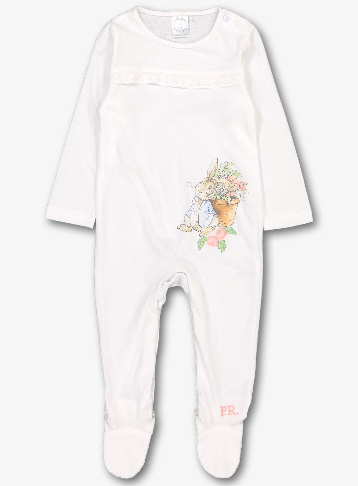 Peter Rabbit White & Pink Sleepsuit Review