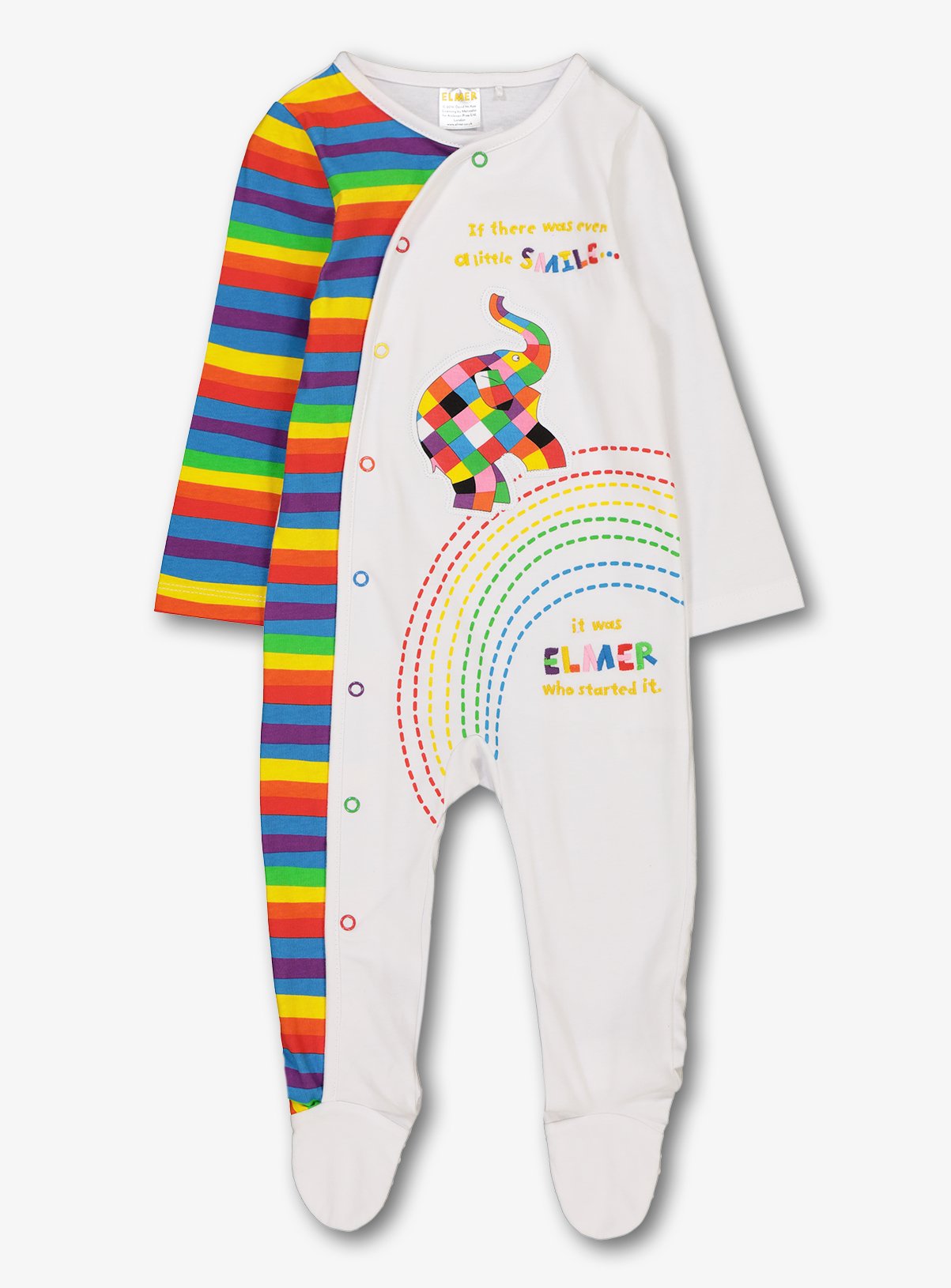 rainbow sleepsuit