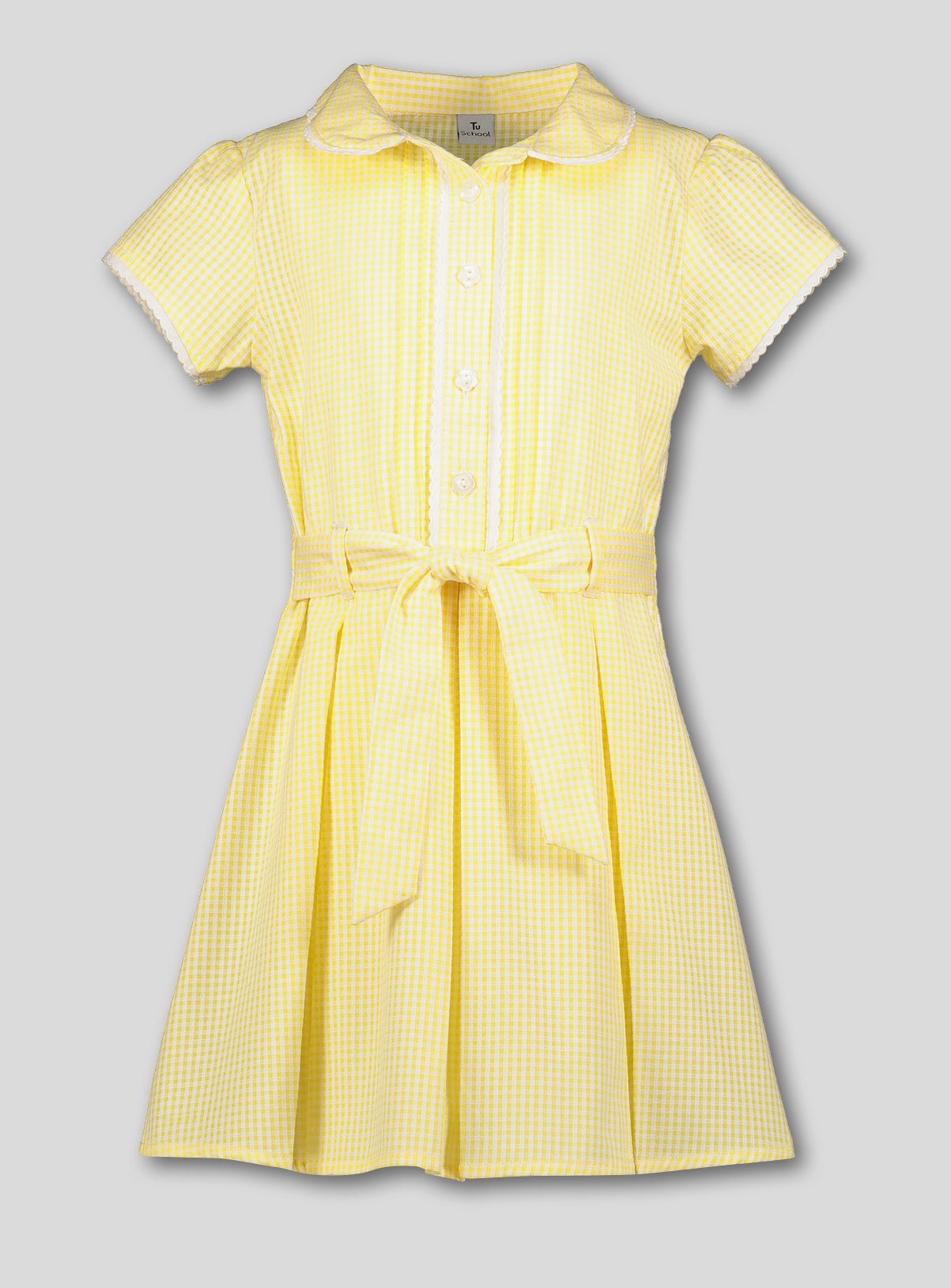 large size gingham school dresses